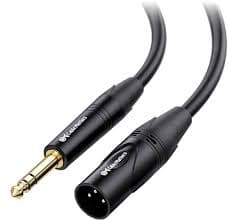 XLR to 1/4 Cable (6')
